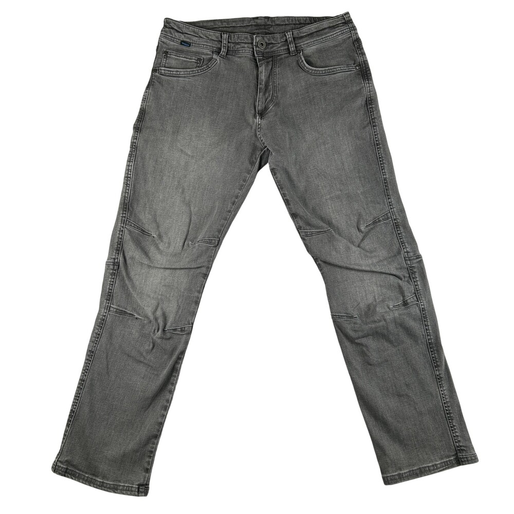 Kuhl Jeans Mens 32x30 Knee Panels Gray Stretch Denim Slim Tapered Outdoor